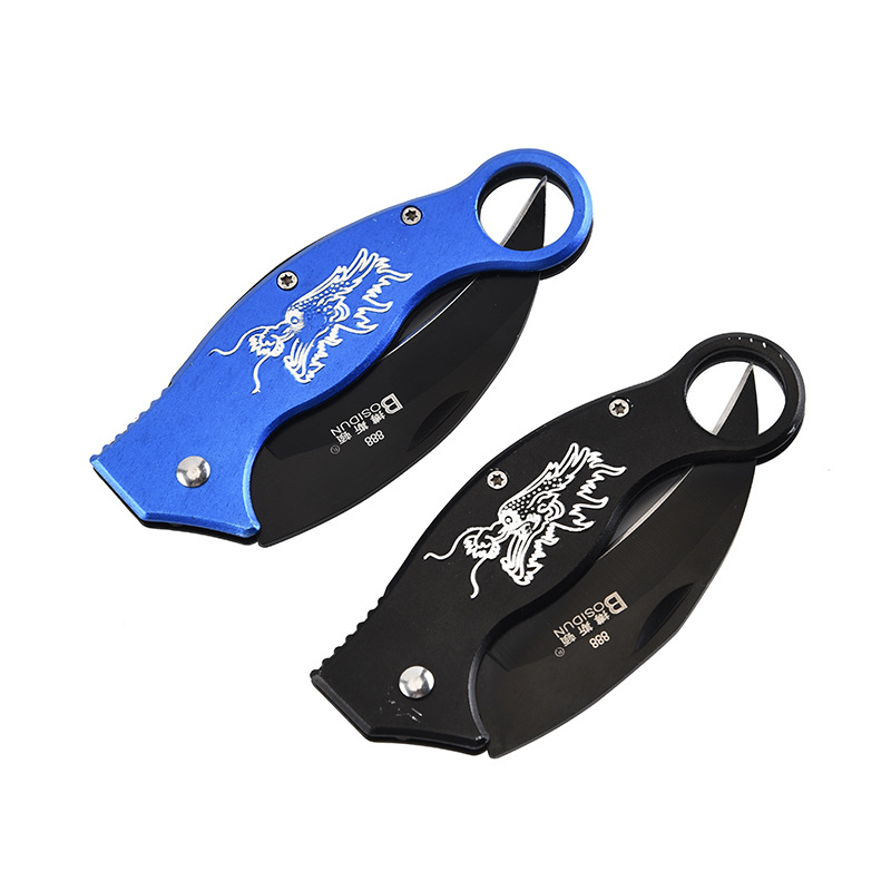 Factory Direct Sales Folding Knife Stainless Steel Folding Knife Folding Knife Wild Survival Camping Survival Outdoor Knife Blade Self-Defense a Folding Knife