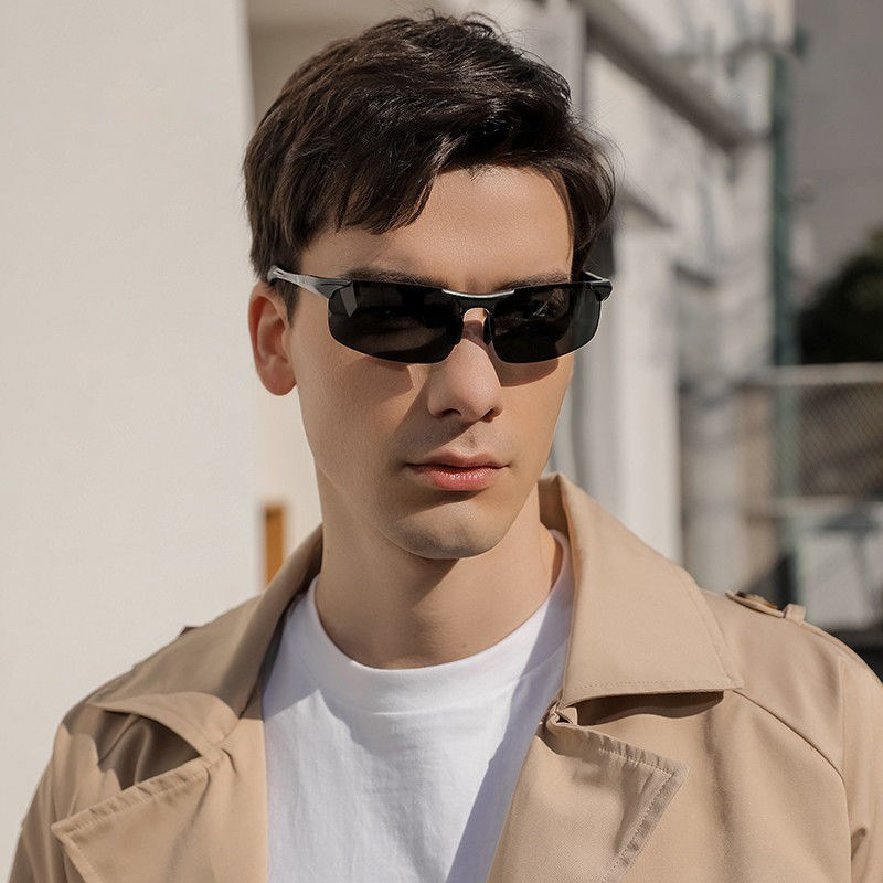 Daily High-End Sunglasses Men's Polarized Sunglasses Men's HD Fishing Driving UV-Proof Driving Glasses Daily High-End Sunglasses Men's Polarized Sunglasses Men's HD Fishing Driving UV-Proof Driving Glasses