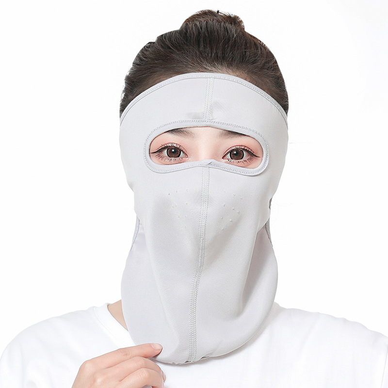 Summer Sunscreen ICE Cotton Mask Dustproof Small Neck Protection Mask Outdoor UV-Proof Mask Wholesale