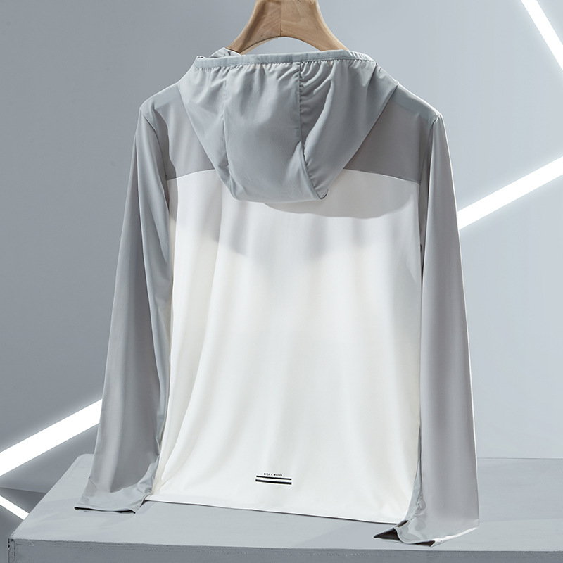 High-End Banana Lower Same Style Summer Ice Silk Sun Protection Clothing Women&#039;s UV-Proof Breathable Thin Couple Wind Shield Men UPF50 +