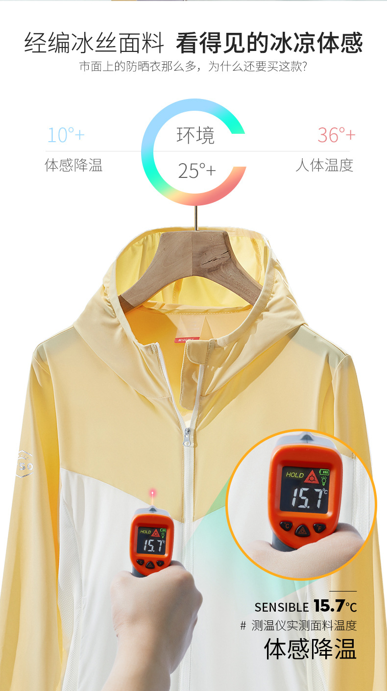 High-End Banana Lower Same Style Summer Ice Silk Sun Protection Clothing Women's UV-Proof Breathable Thin Couple Wind Shield Men UPF50 + High-End Banana Lower Same Style Summer Ice Silk Sun Protection Clothing Women's UV-Proof Breathable Thin Couple Wind Shield Men UPF50 +