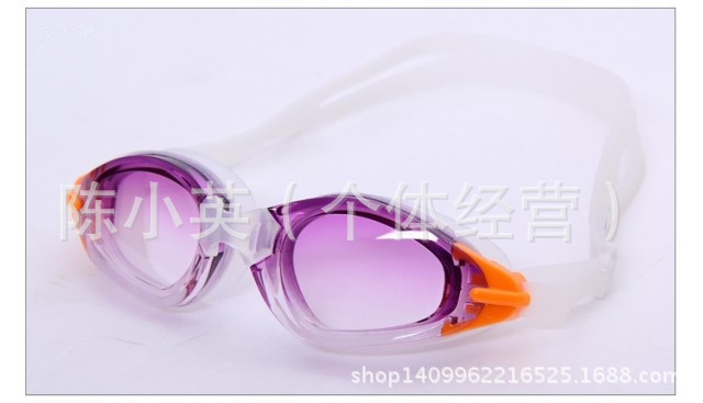 Swimming goggles electroplating anti - fog adult goggles for both men and women adjustable multi - color selection