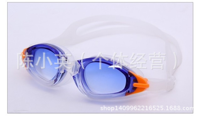 Swimming goggles electroplating anti - fog adult goggles for both men and women adjustable multi - color selection