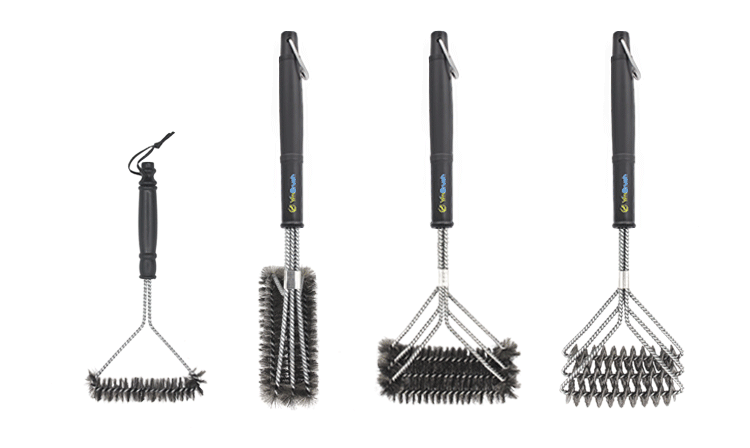Barbecue Brush Three-Head Barbecue Brush New Style with Shovel Three-Head Barbecue Brush Grill Cleaning Brush Barbecue Brush Three-Head Barbecue Brush New Style with Shovel Three-Head Barbecue Brush Grill Cleaning Brush