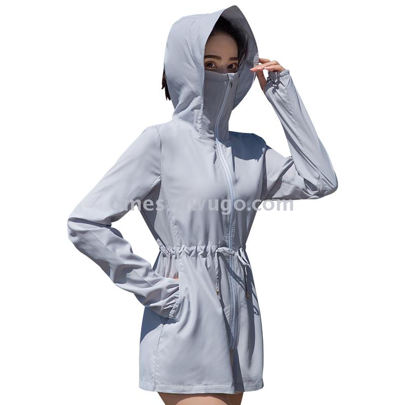 Manufacturers sunscreen clothing women 2020 summer new long and medium uv-proof cycling uv-proof sun jacket