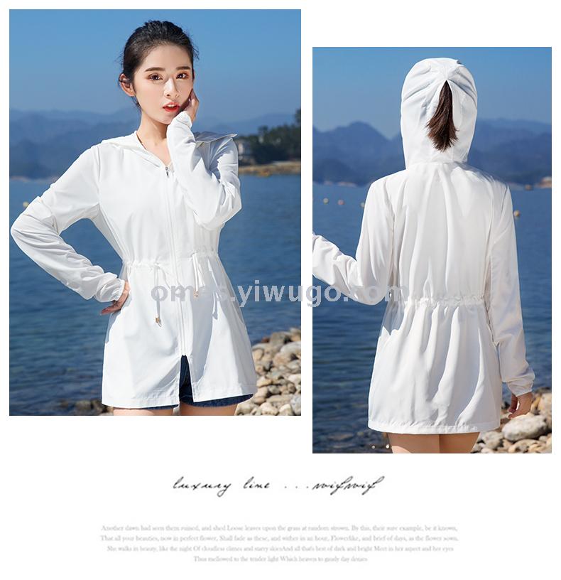 Manufacturers sunscreen clothing women 2020 summer new long and medium uv-proof cycling uv-proof sun jacket Manufacturers sunscreen clothing women 2020 summer new long and medium uv-proof cycling uv-proof sun jacket