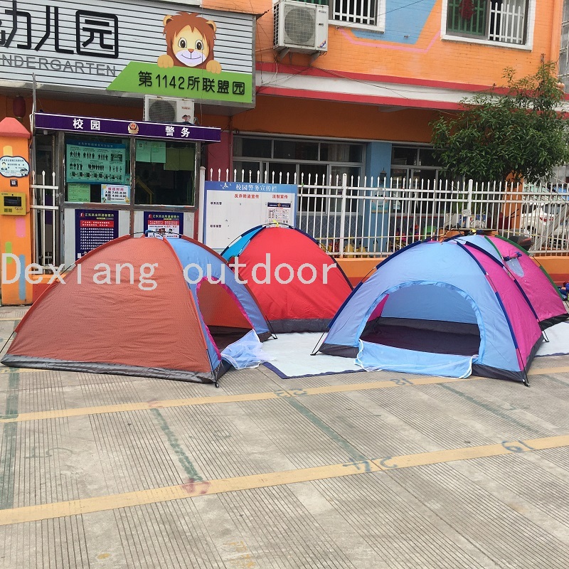 2-3 People Single-Layer Hand Tent Outdoor Tourist Mountaineering Camping Leisure Tent UV-Proof Tent 2-3 People Single-Layer Hand Tent Outdoor Tourist Mountaineering Camping Leisure Tent UV-Proof Tent