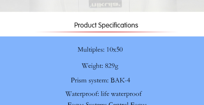 High times waterproof portable binoculars telescope hunting telescope tourism optical outdoor