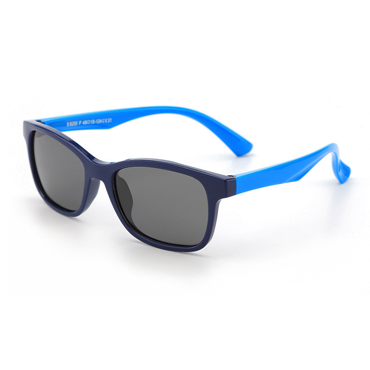 Hot Outdoor UV-Proof Silicone Sunglasses Fashion Children Polarized Sunglasses BM007-8250