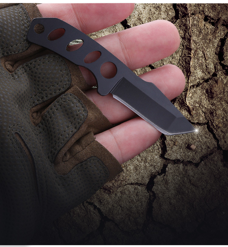 Mini Outdoor Survival Small Straight Knife Portable SelfDefense Knife Fruit Knife Stainless Steel Knife Necklace Knife B Mini Outdoor Survival Small Straight Knife Portable SelfDefense Knife Fruit Knife Stainless Steel Knife Necklace Knife B