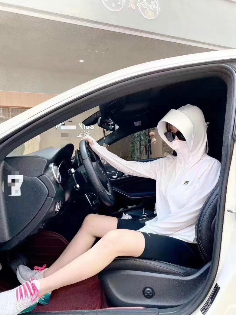 Rabbit Head Hooded Sun Protection Clothing for Women Ice Silk Long Sleeve UV-Proof Masked Outdoor Sun-Protective Clothing Rabbit Head Hooded Sun Protection Clothing for Women Ice Silk Long Sleeve UV-Proof Masked Outdoor Sun-Protective Clothing