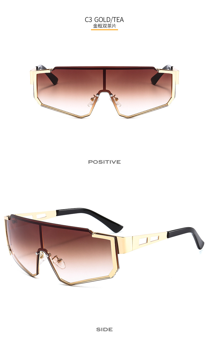 Men's Metal Siamese Sports Cycling Sunglasses Outdoor UV-Proof Fashion Cross-Border Sunglasses 505 Men's Metal Siamese Sports Cycling Sunglasses Outdoor UV-Proof Fashion Cross-Border Sunglasses 505