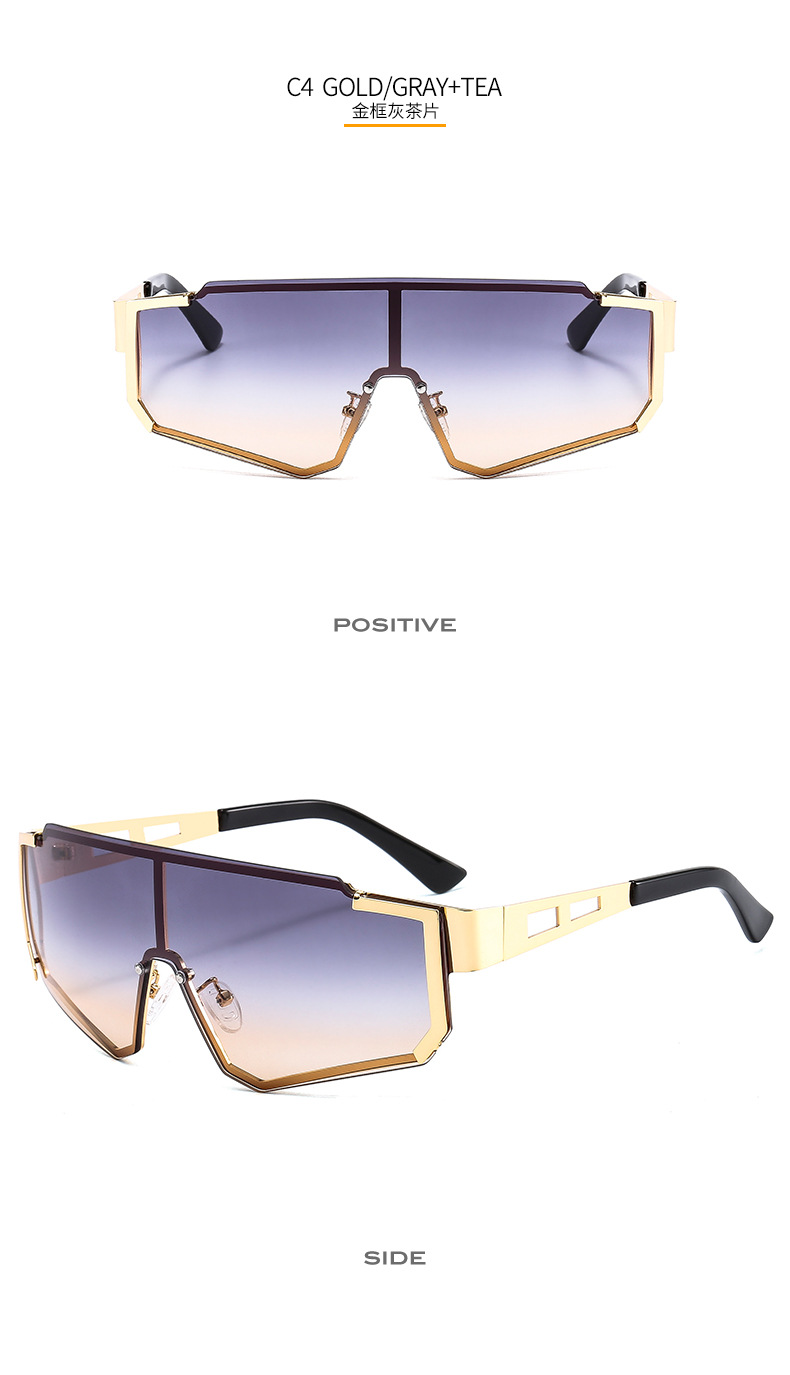 Men's Metal Siamese Sports Cycling Sunglasses Outdoor UV-Proof Fashion Cross-Border Sunglasses 505 Men's Metal Siamese Sports Cycling Sunglasses Outdoor UV-Proof Fashion Cross-Border Sunglasses 505
