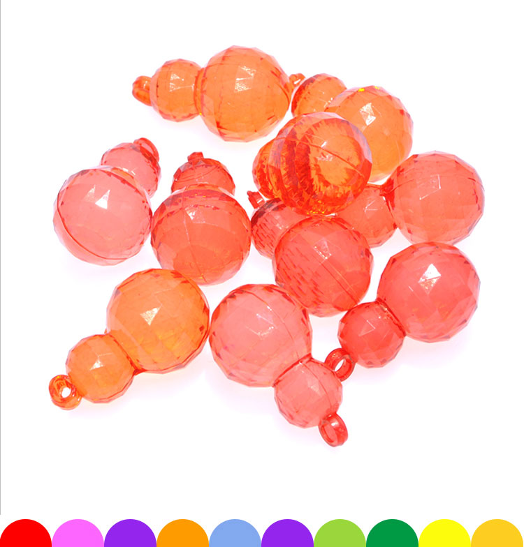 Children's Acrylic Colorful Crystal-like Transparent Gourd Beaded Toy Treasure Hunting Adventure Game Treasure Props Children's Acrylic Colorful Crystal-like Transparent Gourd Beaded Toy Treasure Hunting Adventure Game Treasure Props
