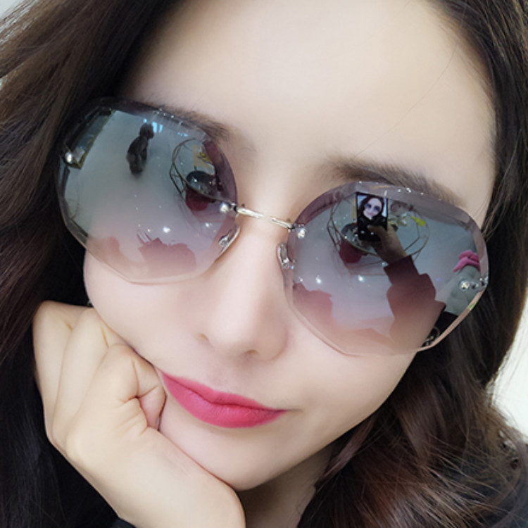 Stylish 2019 new stylish cut edge, ladies metallic, custom uv-proof stylish ladies