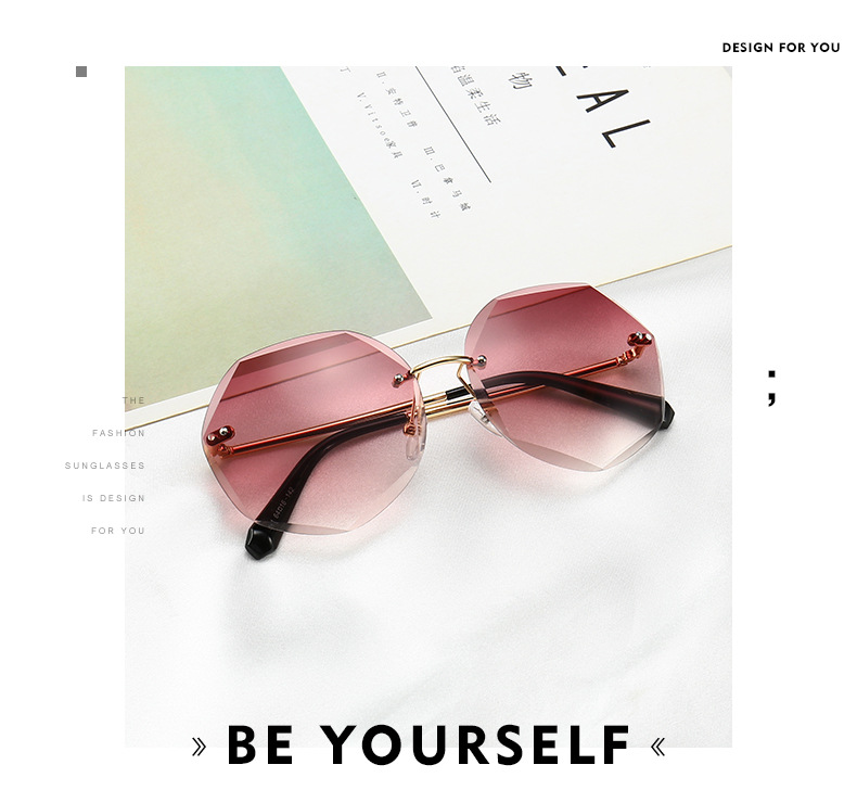 Stylish 2019 new stylish cut edge, ladies metallic, custom uv-proof stylish ladies