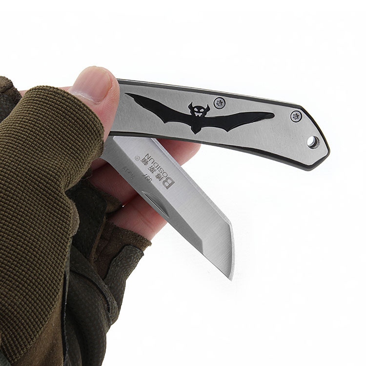 Boseton 7 Chromium 17 SST Fruit Knife Outdoor Survival Folding Knife Sharp Camping Knife Lockless Knife 997