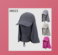 Outdoor Hat Sun Shade UV Protection Mountaineering Face Cover Sun-Proof Sun Shade Sun Hat with Neck Flap Removable Shawl Face Mask Cap