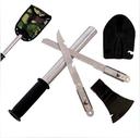 Military folding shovel/camping/outdoor tools/garden tools and four-in-one Sapper shovel multifunctional engineering unit spade axe saws