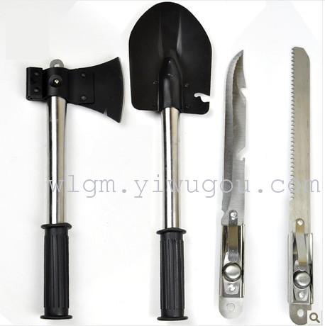Military folding shovel/camping/outdoor tools/garden tools and four-in-one Sapper shovel multifunctional engineering unit spade axe saws Military folding shovel/camping/outdoor tools/garden tools and four-in-one Sapper shovel multifunctional engineering unit spade axe saws