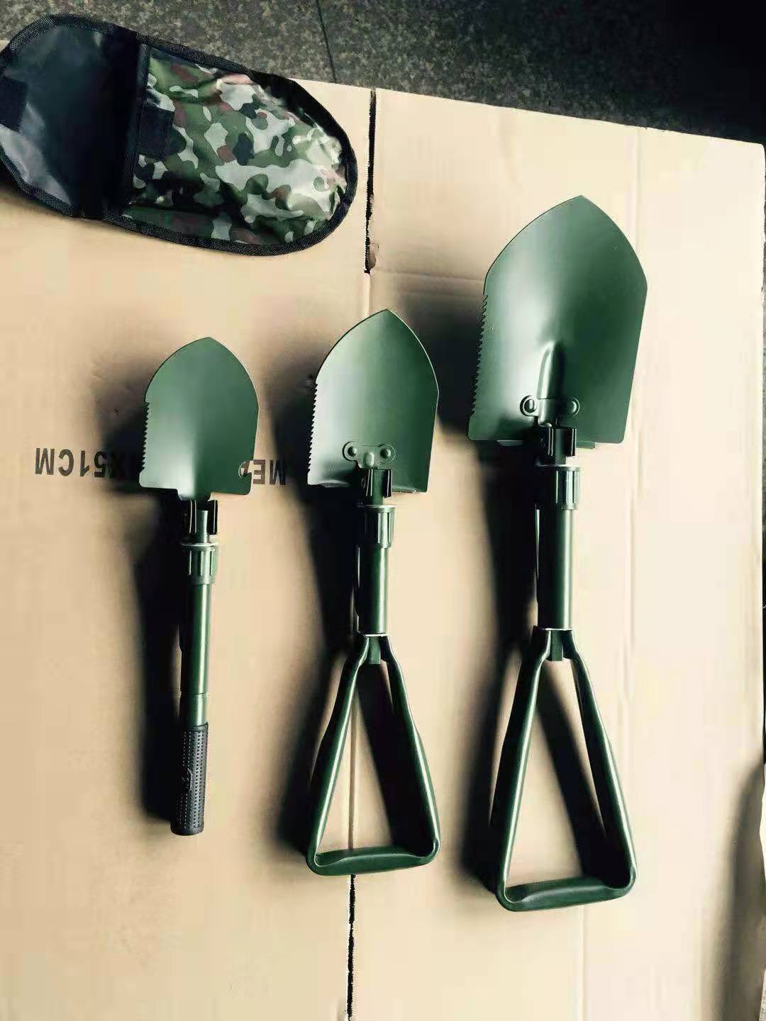 Hot Outdoor Supplies Shovel Camping Shovel Four-in-One Shovel Multi-Functional Shovel Fishing Folding Shovel Shovel