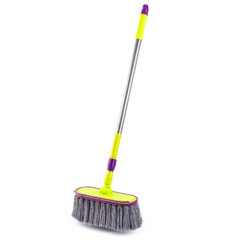 New Special for Car Wash Mop Long Handle Retractable Soft Wool Pure Cotton Car Wax Brush Multi-Function Car Mop