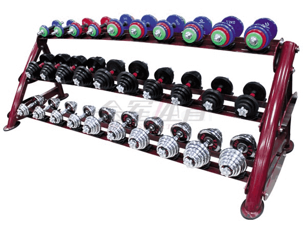 Hj-b8227 Three-layer dumbbell stand