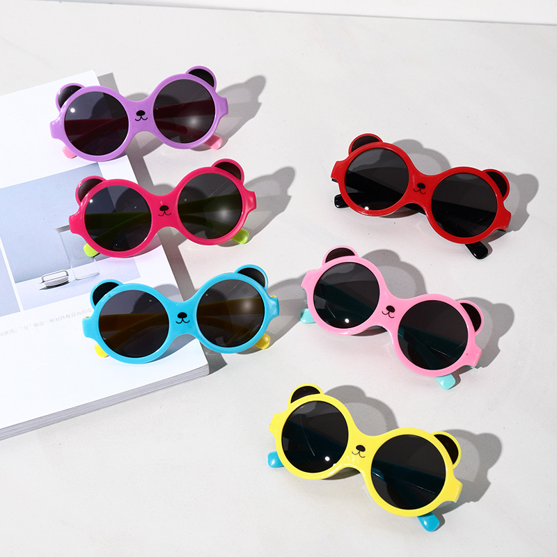 Kids Sunglasses UV-Proof Sunglasses Cute Cartoon Fashion Fairy Sunglasses Baby Foto Fashionable Glasses