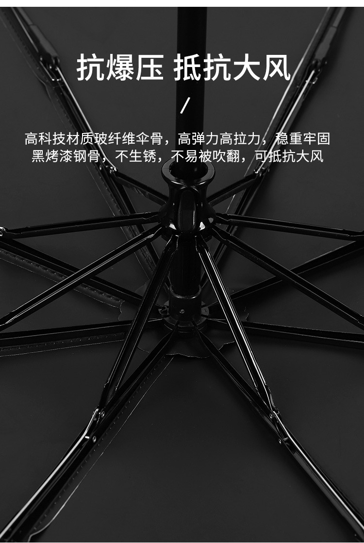 Trendy Cartoon Creative Automatic Umbrella Women's Dual-Use Sun Umbrella UV-Proof Sun Umbrella for Men