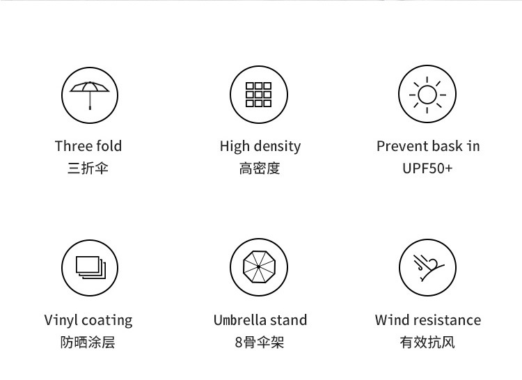 Trendy Cartoon Creative Automatic Umbrella Women's Dual-Use Sun Umbrella UV-Proof Sun Umbrella for Men
