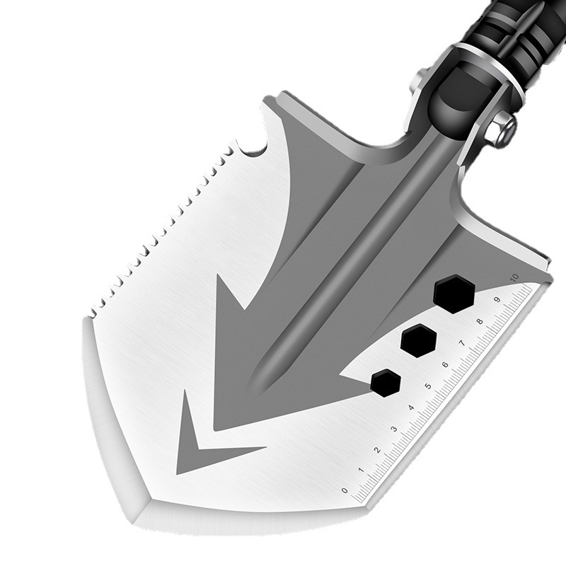 Camping Military Shovel Folding Military Shovel Cross-Border Hot Selling Multi-Functional Outdoor Shovel Camping Equipment Military Shovel