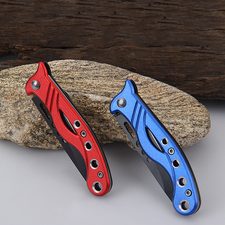 Yangjiang Color Handle Outdoor Portable Knife Multi-Function Outdoor Knife Field Survival Folding Knife Fruit Knife