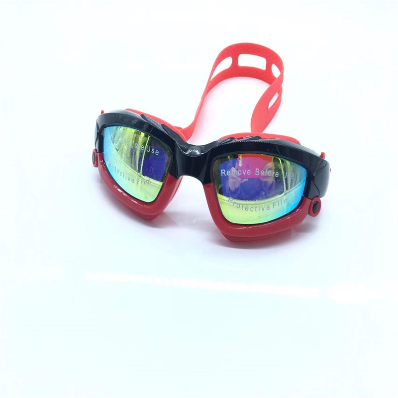  Manufacturers Supply Adult Silicone Swimming Goggles Waterproof Anti-Fog Swimming Goggles Electroplating Swimming 