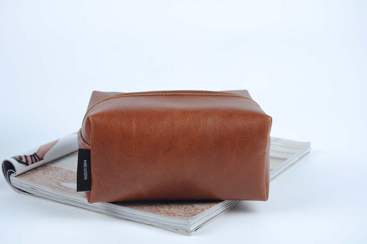 Factory Direct Sales Kraft Tissue Box Desk Restaurant Paper Extraction Box Home Car Oil Wax Cowhide Customizable Logo