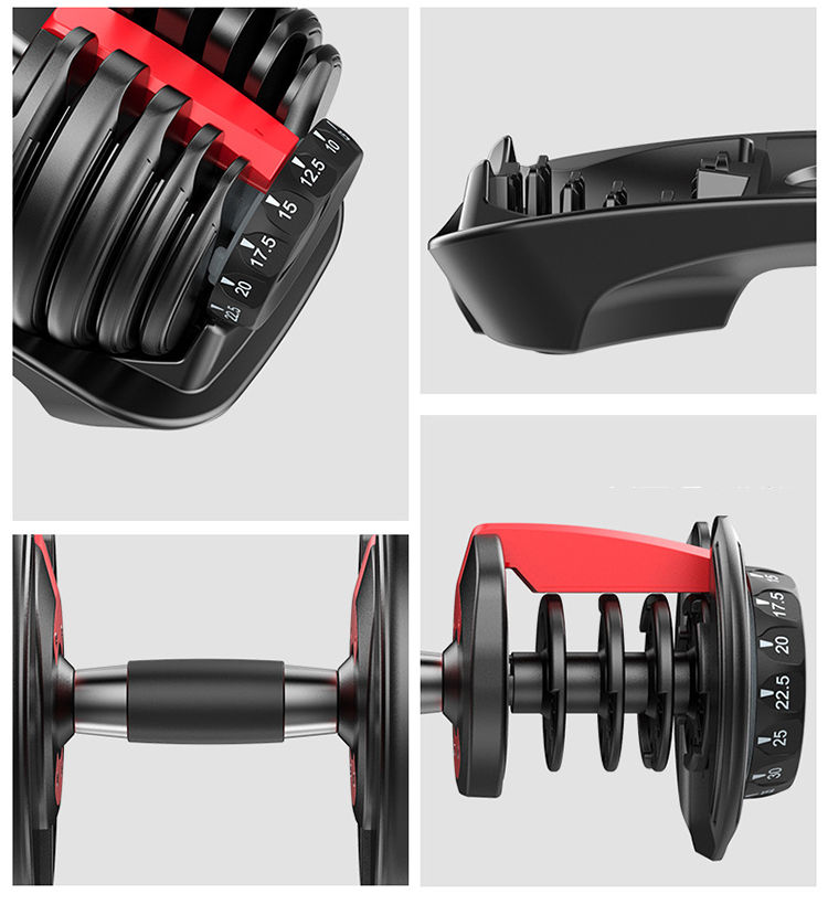 Adjustable Dumbbell 52.5 Pounds Fitness Weightlifting Exercise Arm Strength Factory Wholesale Adjustable Dumbbell 52.5 Pounds Fitness Weightlifting Exercise Arm Strength Factory Wholesale