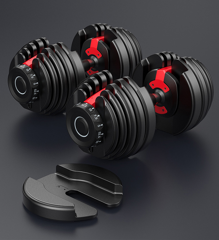 Adjustable Dumbbell 52.5 Pounds Fitness Weightlifting Exercise Arm Strength Factory Wholesale Adjustable Dumbbell 52.5 Pounds Fitness Weightlifting Exercise Arm Strength Factory Wholesale