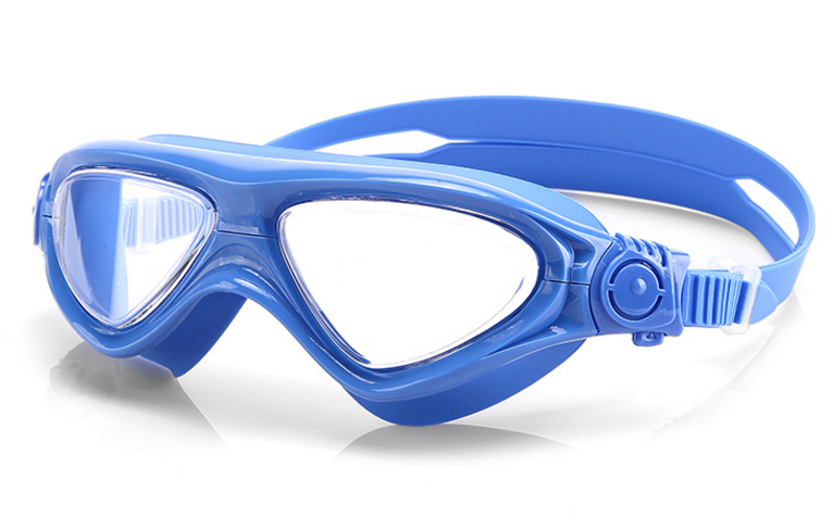 Large frame high definition waterproof fog-proof swimming goggles for boys and girls