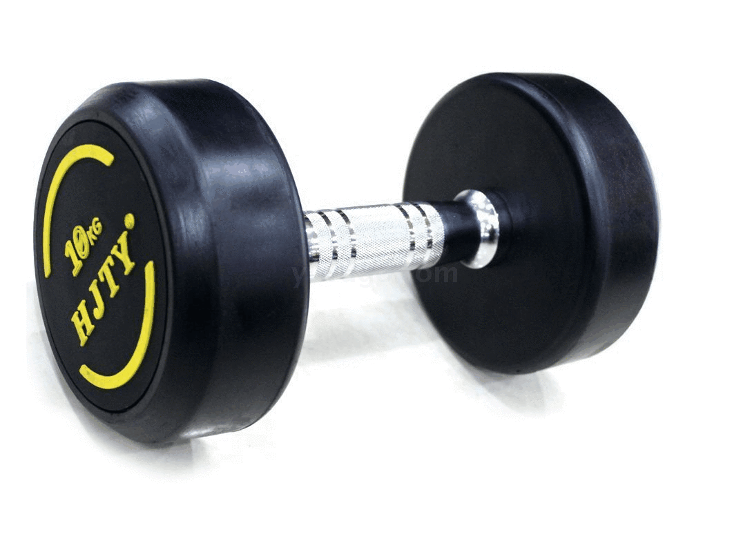 Hj-a056-15kg high-grade rubber dumbbell 15KG