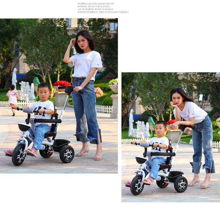 Children's Tricycle 1-3-6 Years Old 2 Bicycle Baby Stroller Bicycle Baby Stroller Children Bicycle Baby Stroller