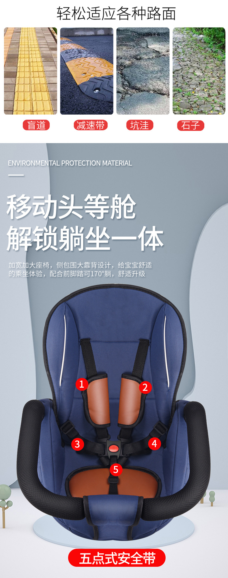 Children's Tricycle Folding Reclinable 1-2-3-6 Years Old Baby Stroller Baby Bicycle Children's Bicycle Children's Tricycle Folding Reclinable 1-2-3-6 Years Old Baby Stroller Baby Bicycle Children's Bicycle