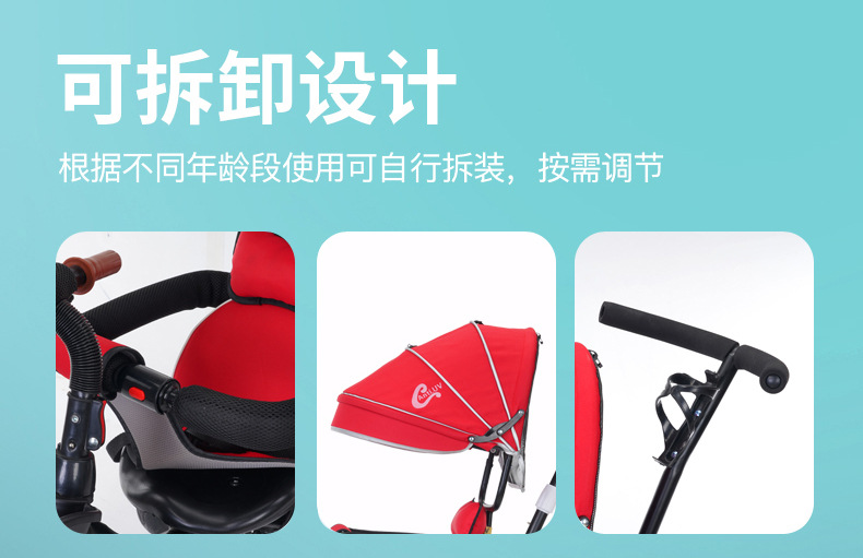 Factory Direct Sales Children's Tricycle Baby Bicycle 1-3-5 Lightweight Baby Stroller Delivery Supported Mixed Batch Factory Direct Sales Children's Tricycle Baby Bicycle 1-3-5 Lightweight Baby Stroller Delivery Supported Mixed Batch