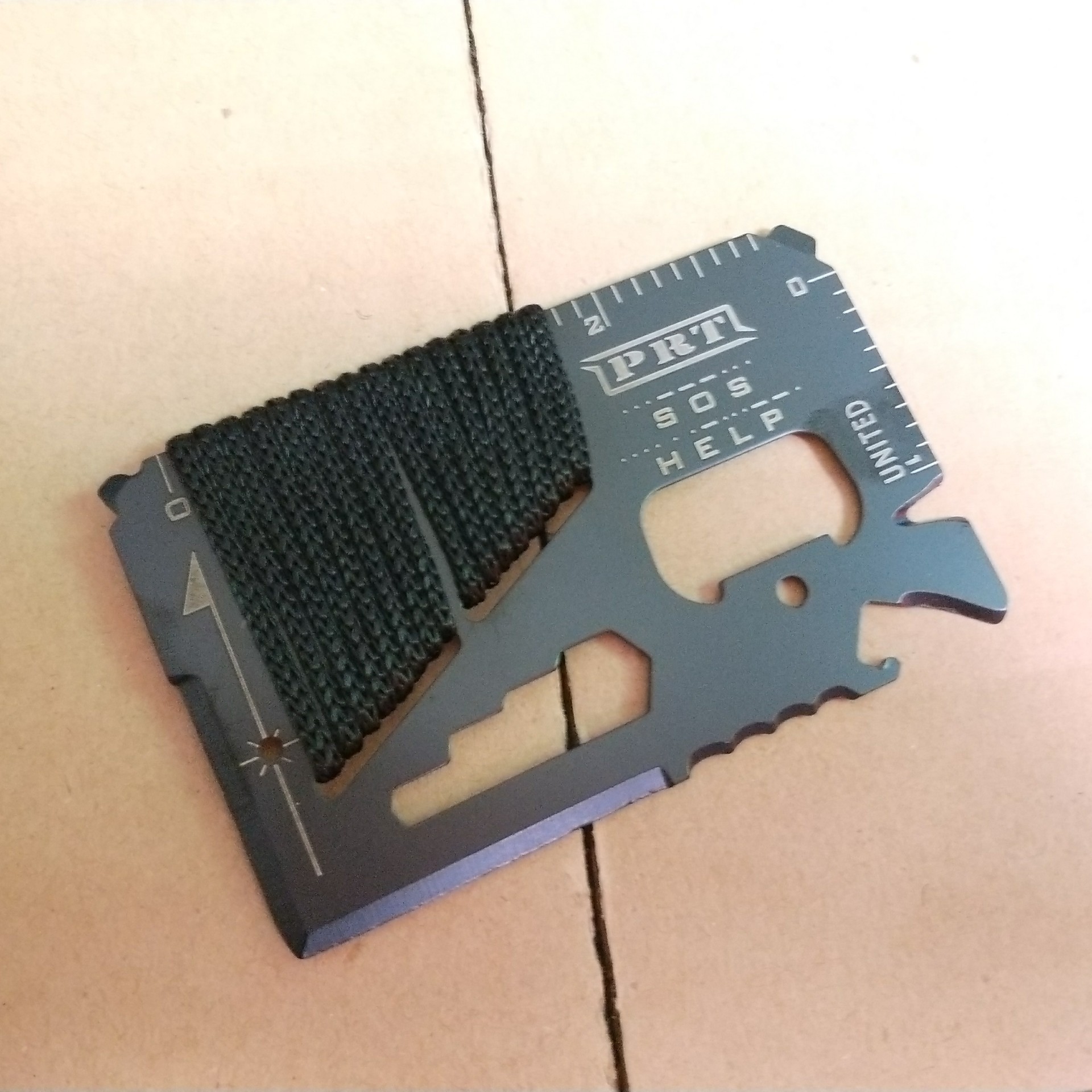 Multifunctional Camping Swiss Outdoor Survival Card SOS Survival Tool Card