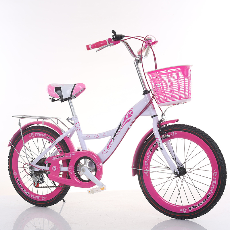 Children&#039;s Bicycle Girls Primary and Secondary School Students 18-Inch to 22-Inch Pedal Bicycle Speed Single Stroller