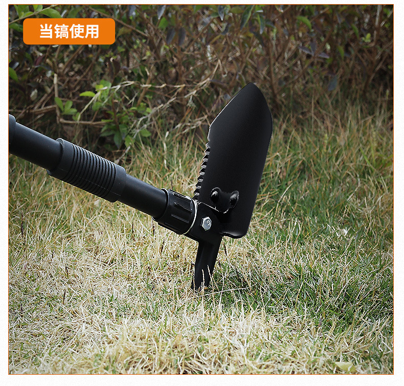 Shenhuo Outdoor Shovel Multifunctional Manganese Steel Shovel Folding Multifunctional Car Fishing Portable Shovel Small Shovel