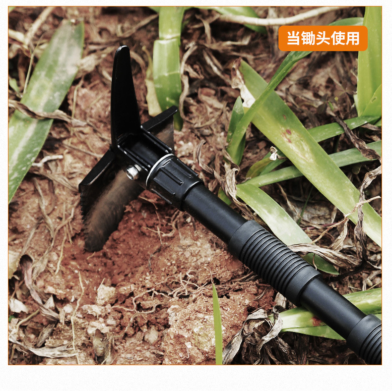 Shenhuo Outdoor Shovel Multifunctional Manganese Steel Shovel Folding Multifunctional Car Fishing Portable Shovel Small Shovel