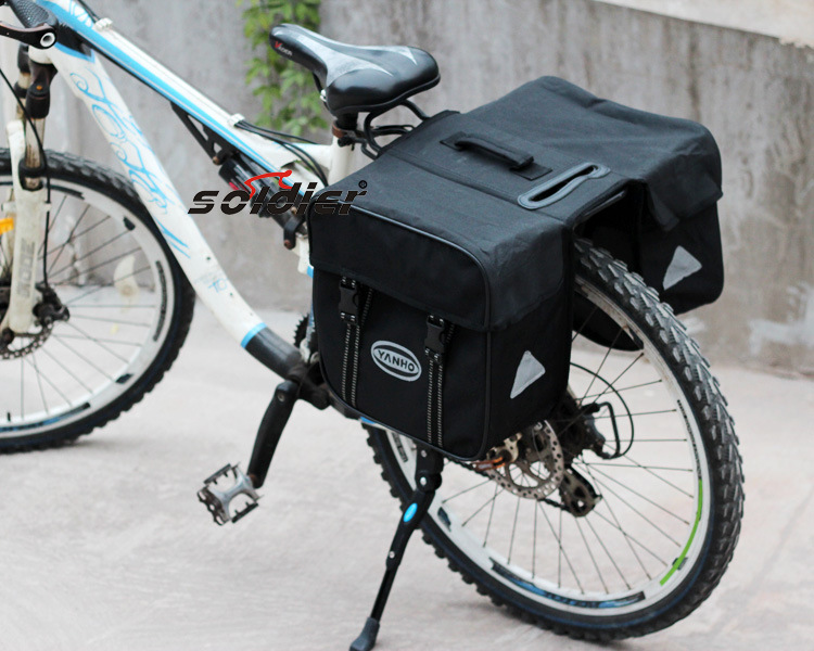 High quality bicycle rear shelf pack 3 in 1 /flame fox hard board pack