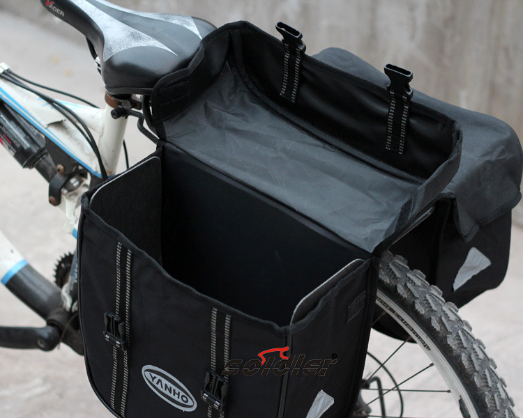 High quality bicycle rear shelf pack 3 in 1 /flame fox hard board pack
