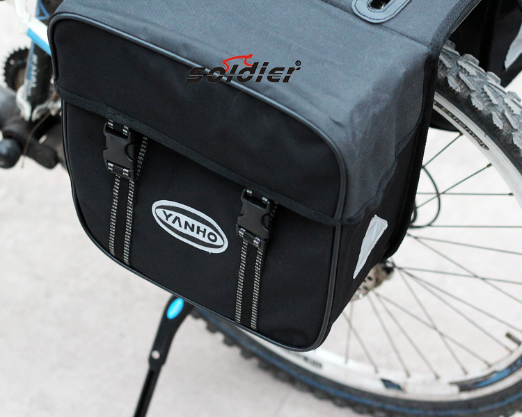 High quality bicycle rear shelf pack 3 in 1 /flame fox hard board pack