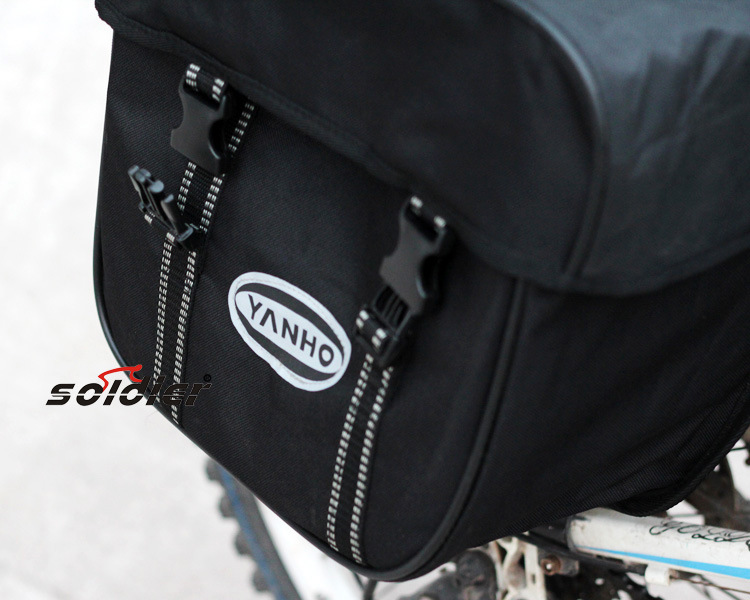 High quality bicycle rear shelf pack 3 in 1 /flame fox hard board pack