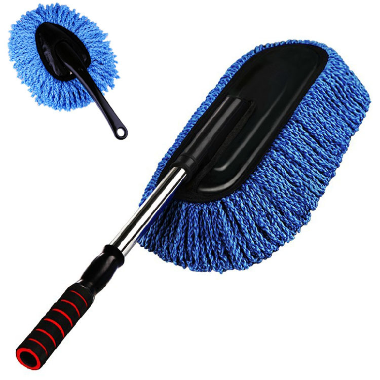 Car Mother and Child Wax Duster Set Car Three-Color Microfiber Nano Cleaning Car Brush Car Mother and Child Wax Brush